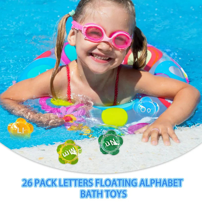 BubbleAlphabet – Suave y educativo – Letras de agua