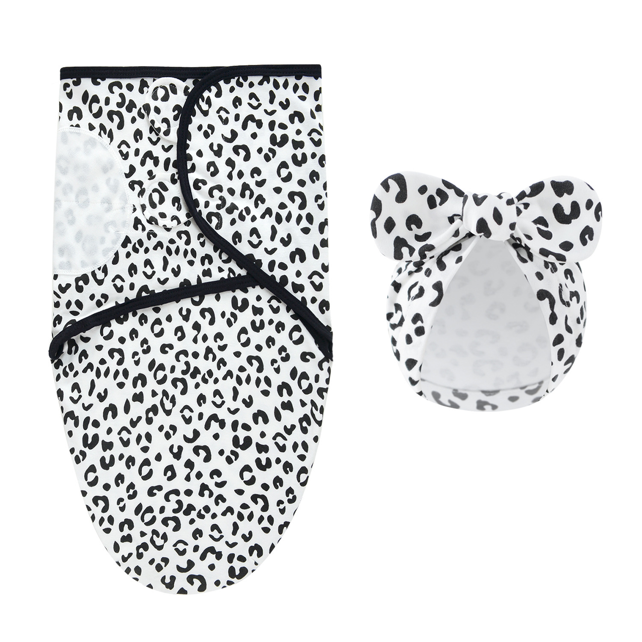 DreamNest – Tranquilidad y comodidad: lujoso pañuelo para envolver al bebé con gorrito