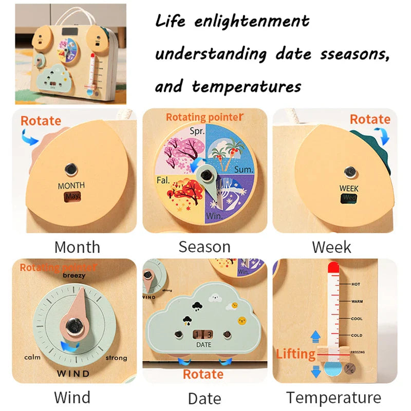 Skill Board™ - Toca y juega - Tablero sensorial de actividades