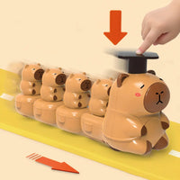 Thumbnail for Capybara Train Toy – Divertido y adorable – Tren a toda marcha
