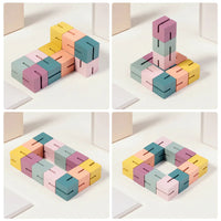 Thumbnail for WoodCraft – Desafiante y educativo – Puzzle de bloques de construcción de madera en 3D