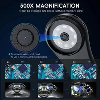 Thumbnail for Pocket Microscope 500X - Pequeña y potente - Lupa de mano