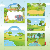 Thumbnail for StickerFun – Colorido e instructivo - Libro de pegatinas reutilizable