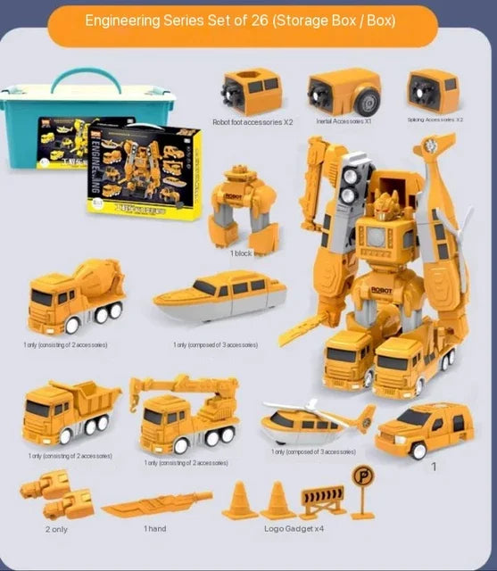 MagnaMix™ - De Camión a Transformer - Camión transformable en robot