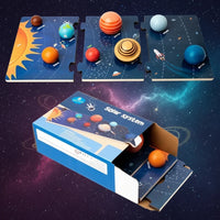 Thumbnail for Wooden Solar System – Educativo y divertido: juego de planetas