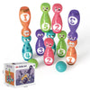 Bowling Game Set - Colorido y divertido: juego de bolos de juguete