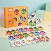 Wooden Letter Matching Game – Aprendizaje y juego – Rompecabezas del alfabeto
