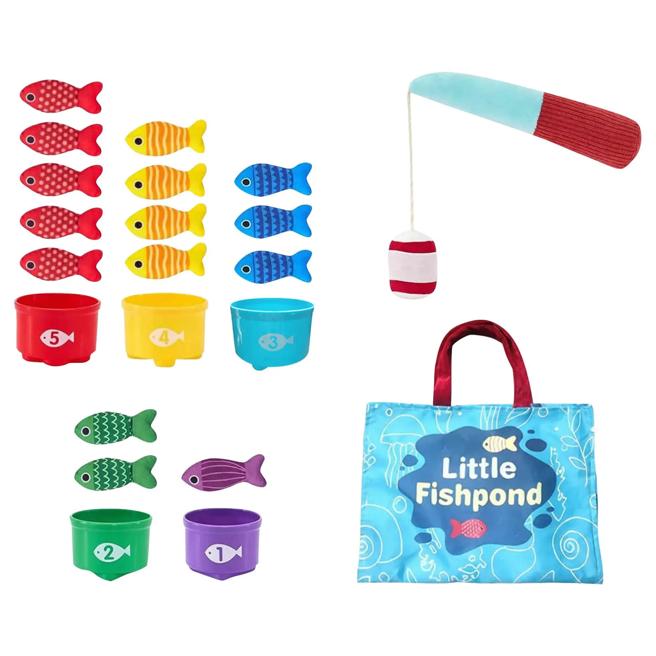 Magnetic Fishing Game™ -  Atrápalos a todos - Juego magnético de pesca