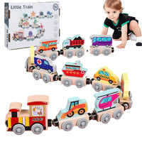 Thumbnail for Tiny Express™ – Colorear y moldear - Trenes de juguete de madera