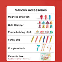 Thumbnail for Montessori Hammering Toy – Motricidad y aprendizaje – Set de juego 8 en 1