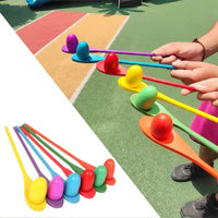 Thumbnail for Wooden Egg Spoon Game – Motricidad y aprendizaje – Juego de equilibrio «Carrera de huevos»