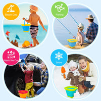 Thumbnail for Foldable Bucket™ - Diversión para el verano - Cubo plegable