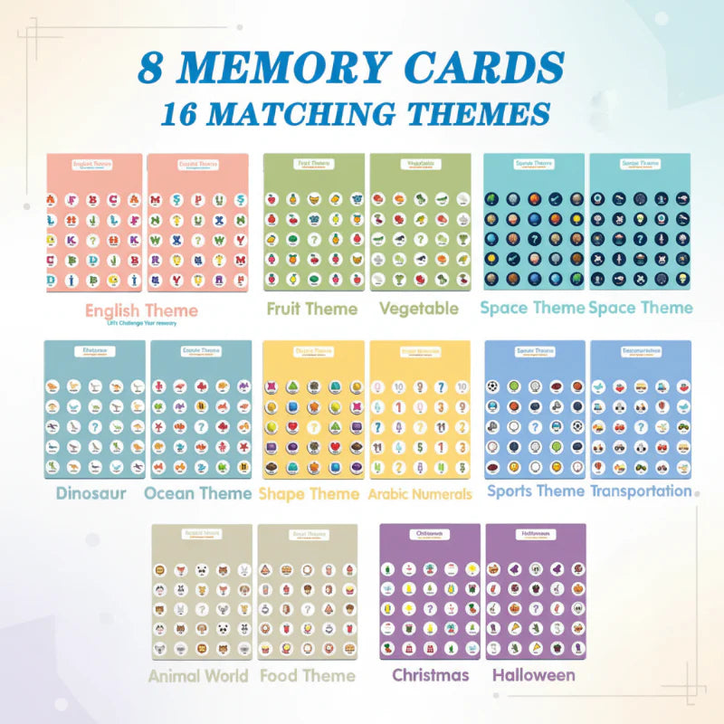 Memory Matching Game – Educativo y estimulante – Juego de memoria