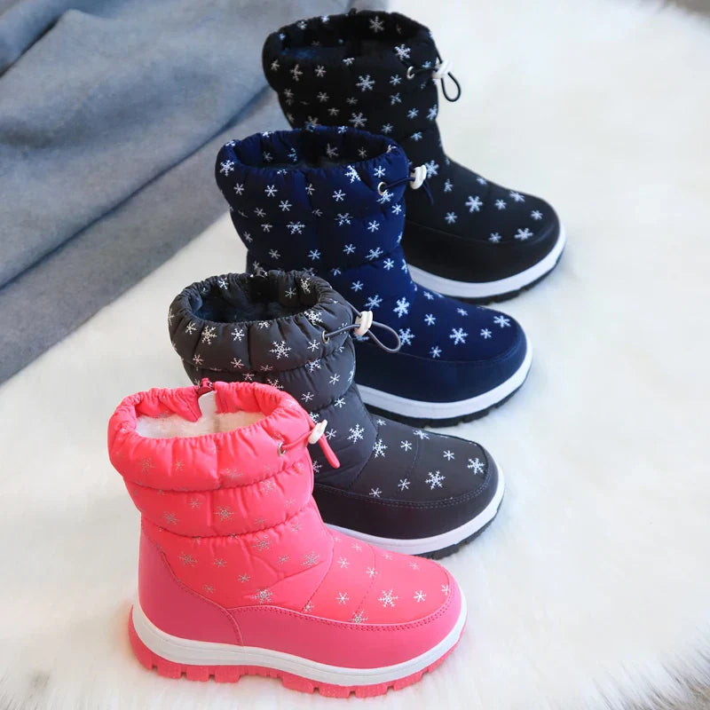 Mini Fashion™ - Cálidas e impermeables - Botas de nieve con estrellas