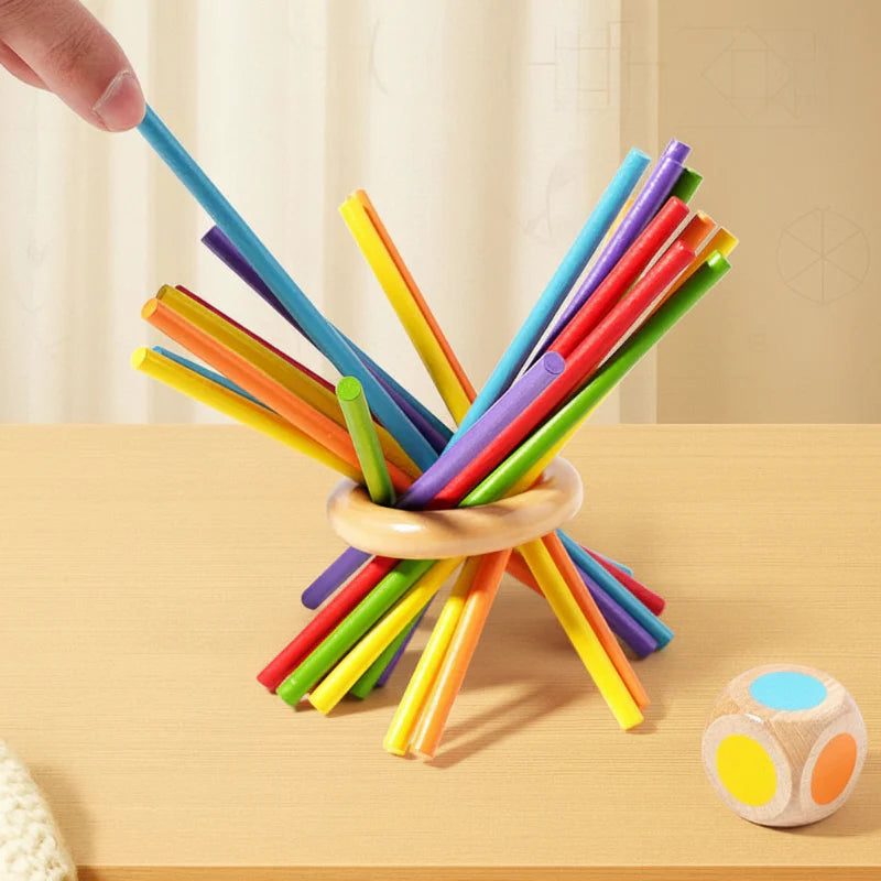 Wooden Stick Battle Game – Razonamiento e Interacción – Juego de mesa estratégico