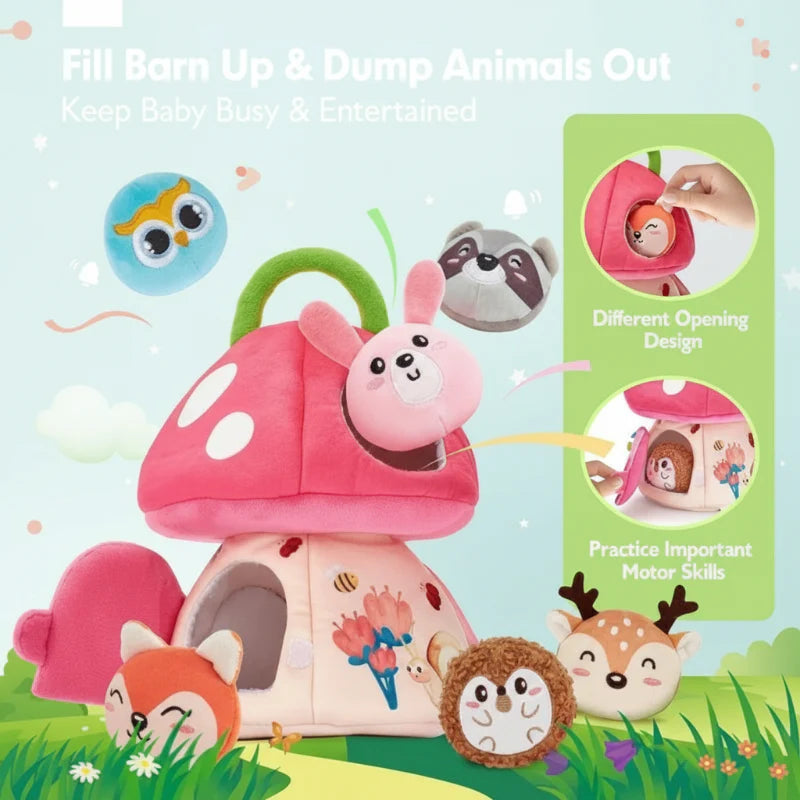 JungleHive – Juego y aprendizaje: peluche sensorial en el bosque
