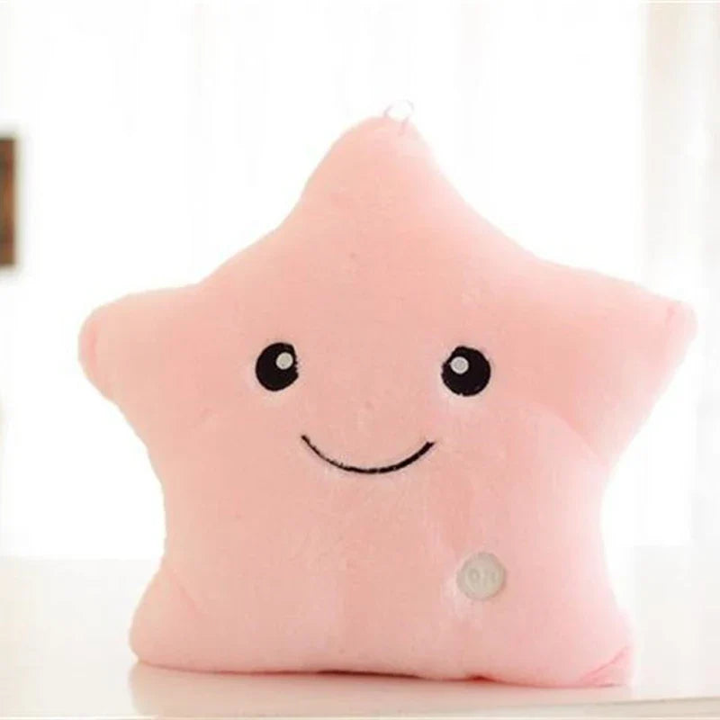 Glow Star Pillow™ – Diversión estelar en la cama - Almohada luminosa de peluche