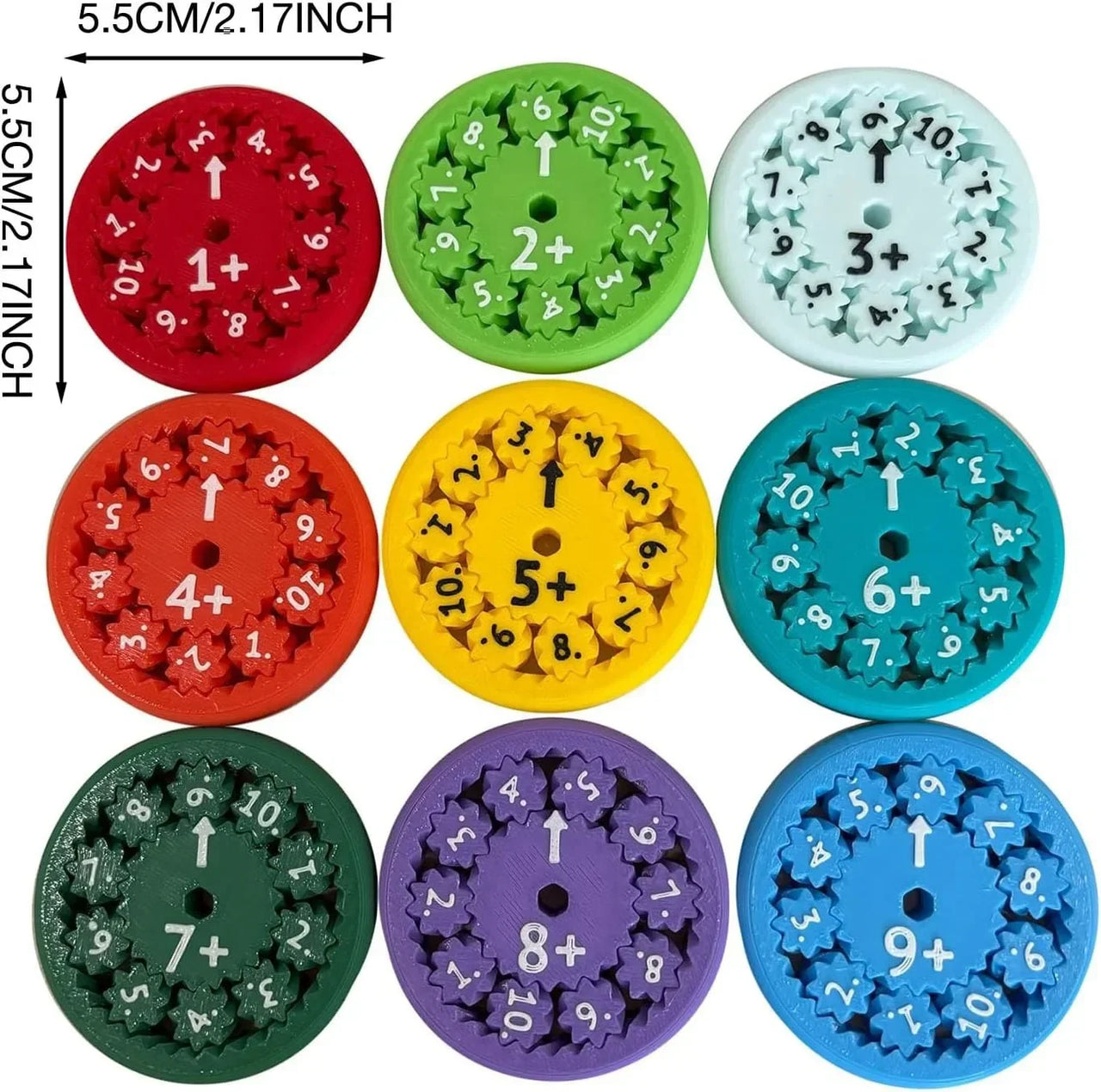 Whiz Spinner – Contar y girar – Matemáticas Fidget