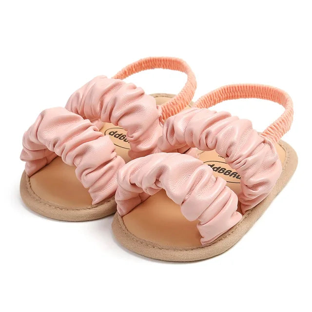 Mini Fashion™ - Suaves y cómodas - Sandalias con tela para niña