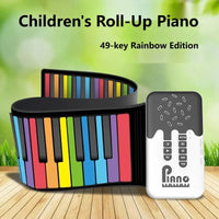 Thumbnail for Roll-up Piano Keyboard – Creativo y educativo: piano plegable