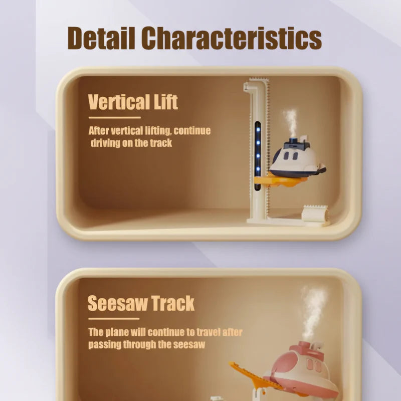 SteamTrack – Interactivo y genial: circuito de tren de vapor de 360°