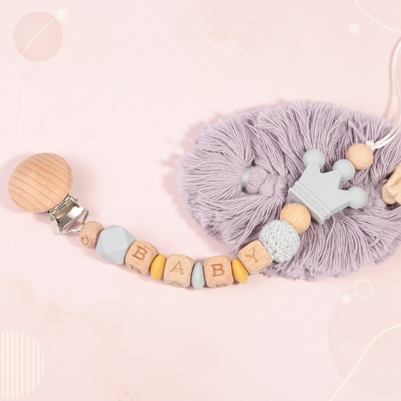 Personalized Pacifier Chain – Seguro y elegante: llavero para chupete personalizado