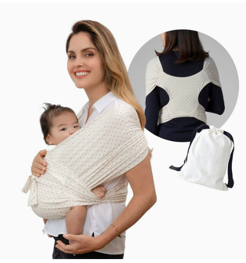SoftNest - Cómodo, transpirable y seguro: portabebés ergonómico