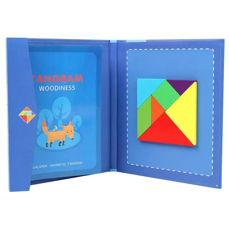 Woods™ - Fomentar el pensamiento lógico - Puzzle Tangram de madera
