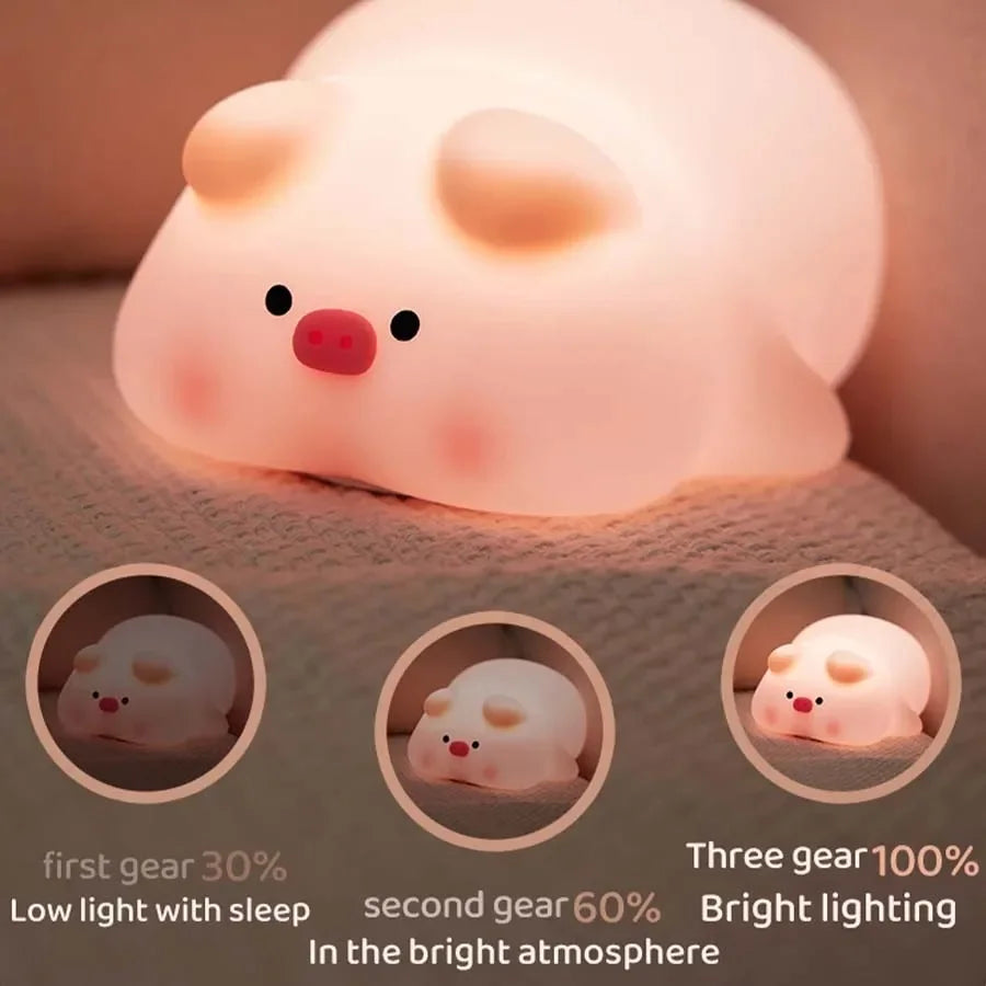 Squeezie Night Light™ - Luz de peluche - Lámpara de tacto