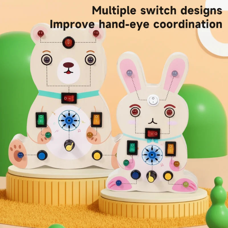 SmartSwitch – Montessori y motricidad – Tablero de juego LED