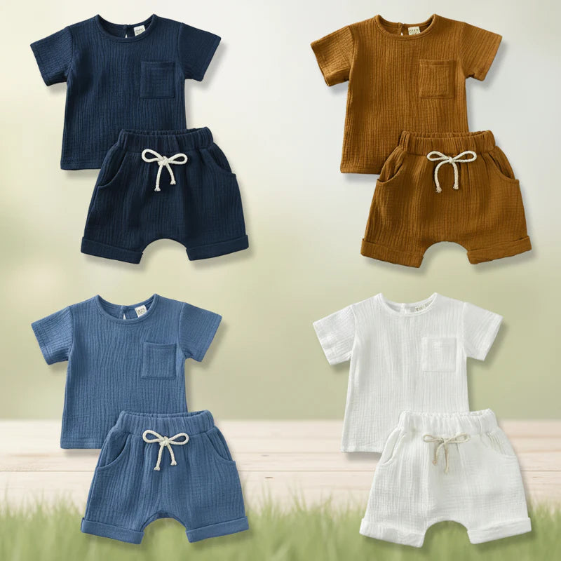 Baby Summer Outfit – Ligero y cómodo – Conjunto de ropa