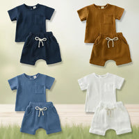 Thumbnail for Baby Summer Outfit – Ligero y cómodo – Conjunto de ropa