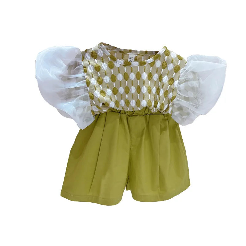 Mini Fashion™ - Trendy&Stylish - Conjunto veraniego para niña