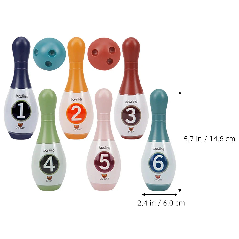 Mini Bowling Kit™ - Figuras y diversión - Set de bolos