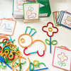 Sticks & Rings – Delgado y creativo – Puzzle de formas de madera