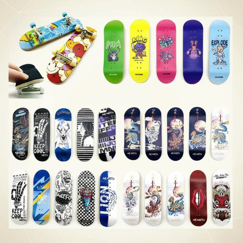 MiniDeck – Resistente y flexible: monopatín de dedo