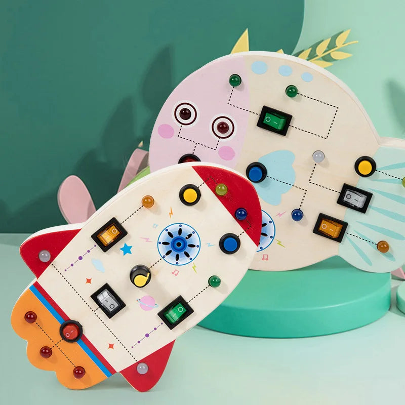 SmartSwitch – Montessori y motricidad – Tablero de juego LED