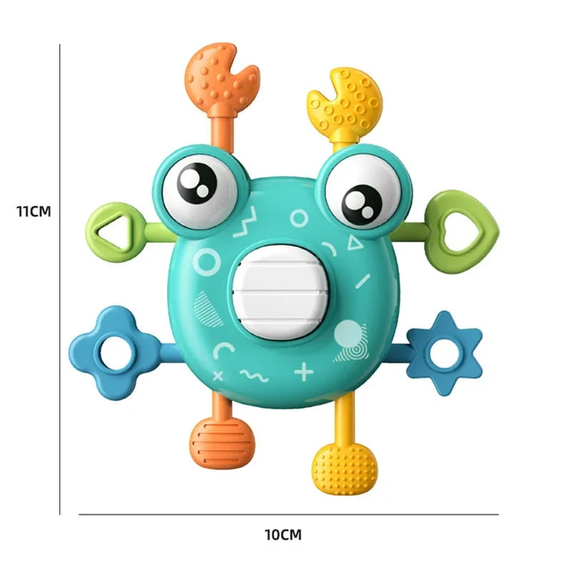 Crab Pull Toy™ – Diversión de agarrar y tirar – Juguete de dentición sensorial Cangrejo
