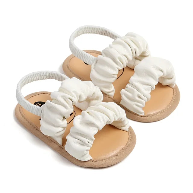 Mini Fashion™ - Suaves y cómodas - Sandalias con tela para niña