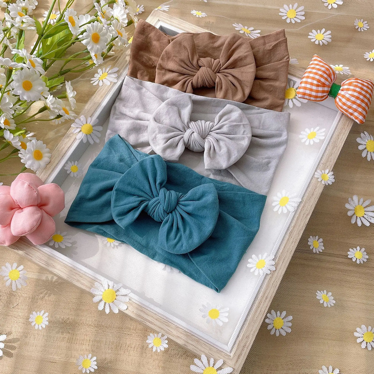 Mini Fashion – A la moda y suave – Diademas con lazo para niños
