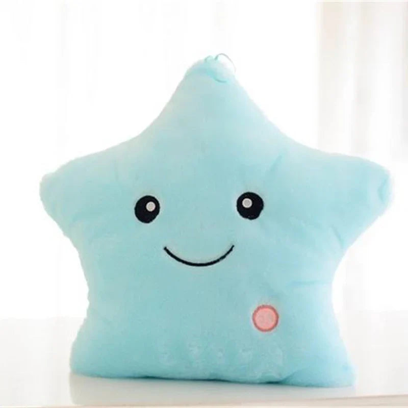 Glow Star Pillow™ – Diversión estelar en la cama - Almohada luminosa de peluche