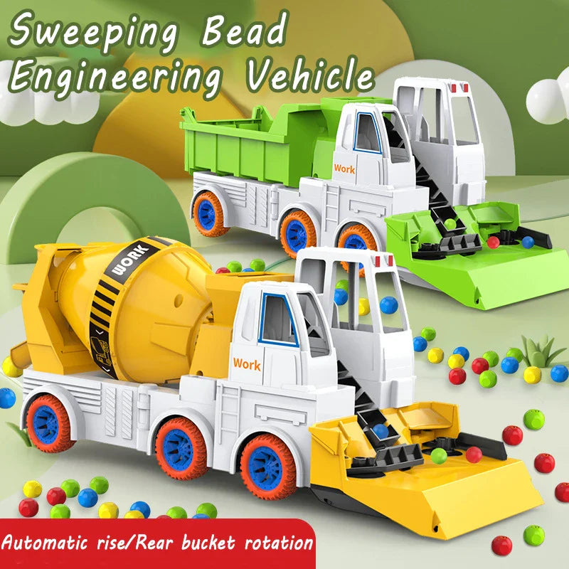 Power Mixer Truck™ – Gira y construye – Vehículo de construcción de juguetev
