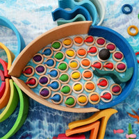 Thumbnail for Rainbow Blocks™ – Diversión creativa coloreando – Juego de madera para colorear