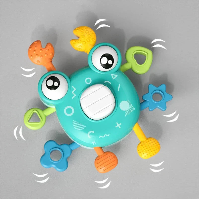 Crab Pull Toy™ – Diversión de agarrar y tirar – Juguete de dentición sensorial Cangrejo