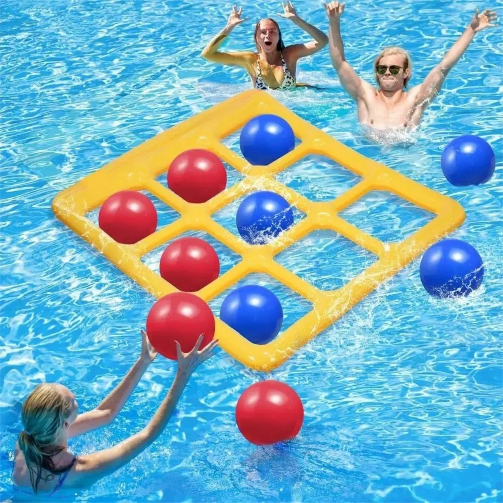 Pool Tic Tac Toe – Colorido y divertido - Juego de Piscina Cuatro en Raya