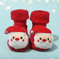 Thumbnail for BabyClaus – Gruesos y cómodos: calcetines navideños de invierno con Papá Noel