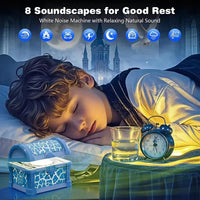 Thumbnail for StarBox – Divertido y relajante: lámpara nocturna con proyección de «ruido blanco»