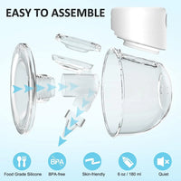Thumbnail for MammaFlow – Inalámbrico y discreto - Extractor de leche eléctrico manos libres