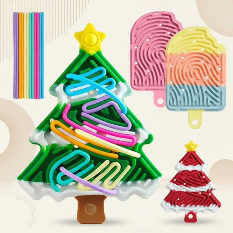 FidgetFrost – Divertido y suave – Tablero de actividades de silicona