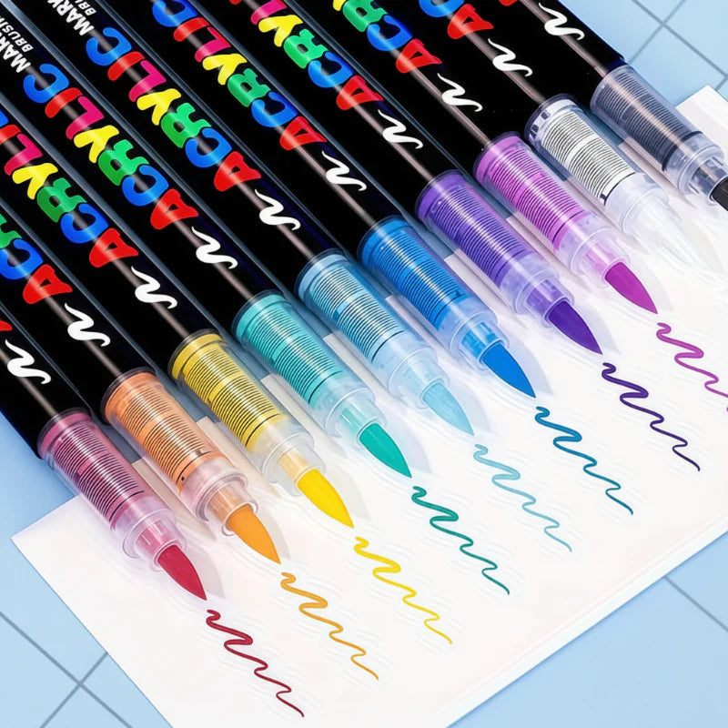 ColorCraft – Creativo y sostenible – Rotuladores acrílicos con punta de pincel